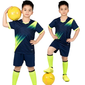 Özel Çocuk futbol formaları setleri erkek kız futbol üniforması 2022 Futbol forması Spor futbol Çocuklar Joursey Spor seti çorap