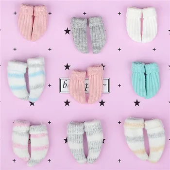 Moda Sevimli Kısa Çorap bebek için 1 çift ob11 1/12 bjd GSC Molly Bebek Giysileri Bebek Aksesuarları