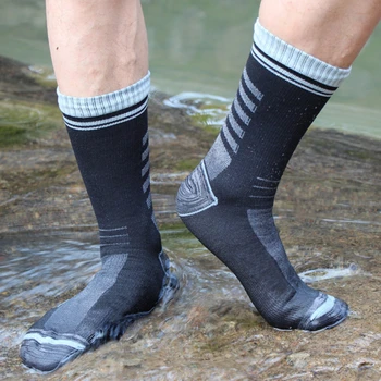 Spor Çorap Su Geçirmez Çorap Nefes Açık Yürüyüş Sığ Kamp Kış Kayak Çorap Sürme Kar Sıcak Su Geçirmez Çorap